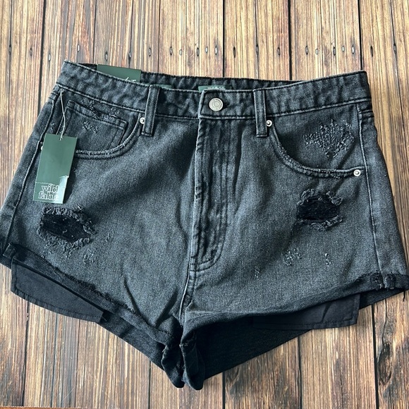 Shorts Nwt Wild Fable Highest Rise Cheeky Jean Short 8 Poshmark